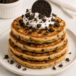 Trending Oreo Cookie Pancake Stack – Dessert or Breakfast Win