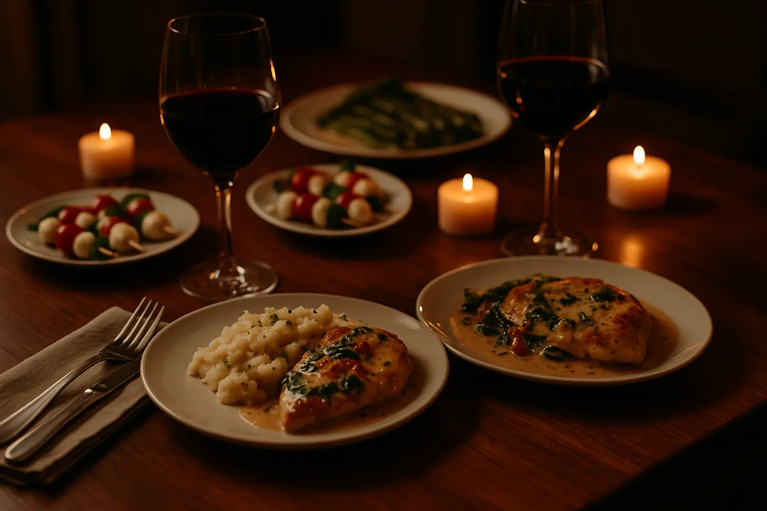 Romantic Dinners for Two That Are Totally Doable
